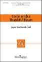 Come with a Thankful Heart SATB choral sheet music cover